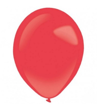 Balony Decorator 35 cm - 14" pastelowe czerwone Standard Apple Red - 50 sztuk