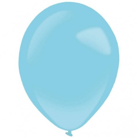 Balony Decorator 35 cm pastelowe niebieskie Fashion Caribbean Blue - 50 sztuk