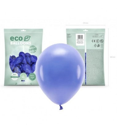 Balony Eco 30 cm pastelowe ultramaryna Ultramarine - 100 sztuk