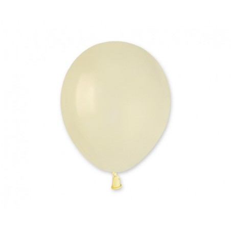 Balony Gemar 13 cm - 5" - pastelowa kość słoniowa ivory A50/59 macaron - 100 sztuk