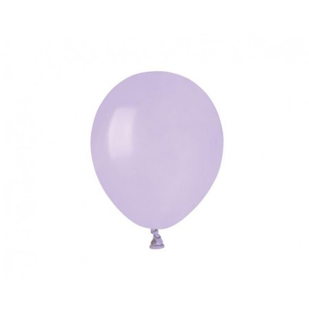 Balony Gemar 13 cm - 5" - pastelowe liliowe Lilac A50/79 (macaron) - 100 sztuk