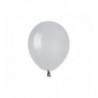 Balony Gemar 13 cm - 5" - pastelowe szare Grey A50/70 - 100 sztuk
