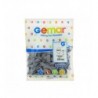 Balony Gemar 13 cm - 5" - pastelowe szare Grey A50/70 - 100 sztuk