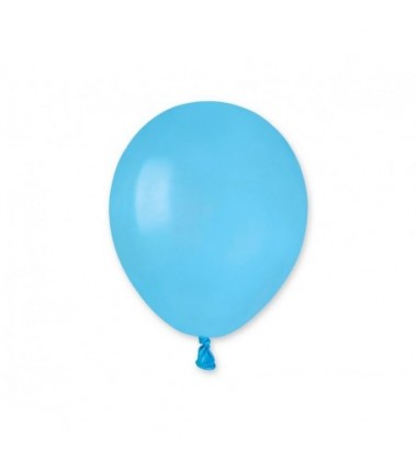 Balony Gemar 13 cm - 5" - pastelowy błękitny light blue A50/09 - 100 sztuk