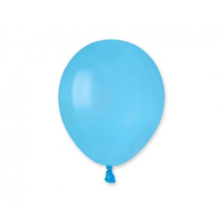 Balony Gemar 13 cm - 5" - pastelowy błękitny light blue A50/09 - 100 sztuk