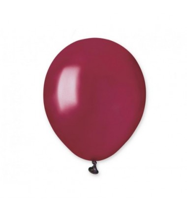 Balony Gemar 13 cm - 5" - pastelowy ciemnoczerwony Vino A50/101 - 100 sztuk