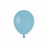 Balony Gemar 13 cm - 5" - pastelowy niebieski delikatny 072 baby blue A50/72 macaron- 100 sztuk