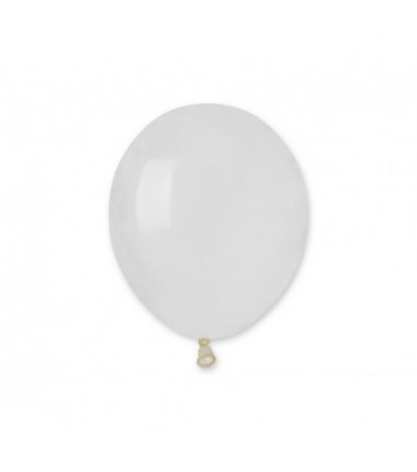 Balony Gemar 13 cm - 5" - przezroczyste, transparentne Crystal A50/000 - 100 sztuk