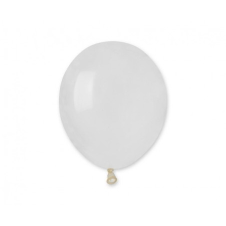 Balony Gemar 13 cm - 5" - przezroczyste, transparentne Crystal A50/000 - 100 sztuk