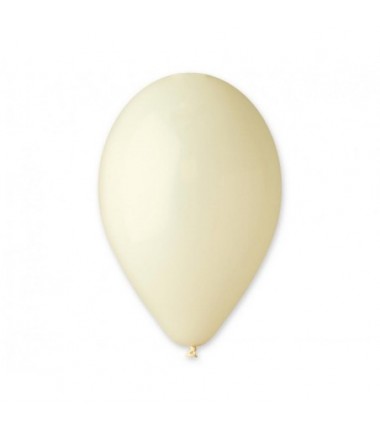 Balony Gemar 26 cm - 10" - pastelowa kość słoniowa Ivory G90/59 macaron - 100 sztuk