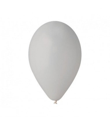 Balony Gemar 26 cm - 10" - pastelowe szare Grey G90/70 - 100 sztuk