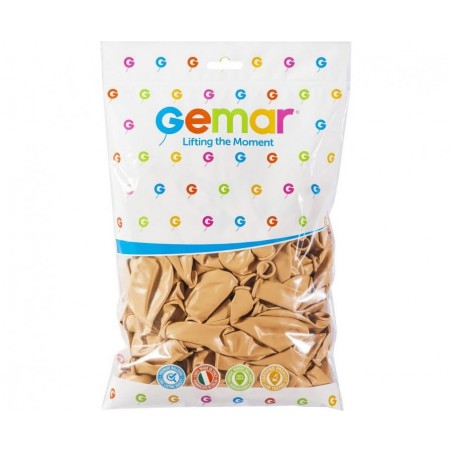 Balony Gemar 26 cm - 10" - pastelowy cielisty Blush G90/69 - 100 sztuk