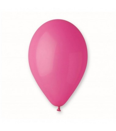 Balony Gemar 26 cm - 10" - pastelowy ciemnoróżowy Fuchsia G90/07 - 100 sztuk