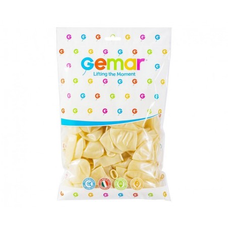 Balony Gemar 26 cm - 10" - przezroczyste, transparentne Crystal G90/000 - 100 sztuk