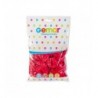 Balony Gemar 30 cm - 12" -  pastelowe czerwone Red G110/005 - 100 sztuk
