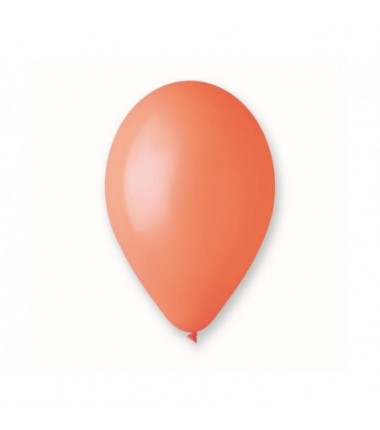 Balony Gemar 30 cm - 12" -  pastelowe pomarańczowe Orange G110/004 - 100 sztuk