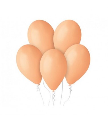 Balony Gemar 30 cm - 12" - łososiowe (macaron) Peach G110/060 - 100 sztuk