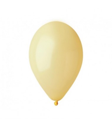 Balony Gemar 30 cm - 12" - musztardowe (macaron) Baby Yellow G110/043 - 100 sztuk