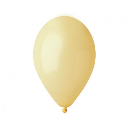 Balony Gemar 30 cm - 12" - musztardowe (macaron) Baby Yellow G110/043 - 100 sztuk