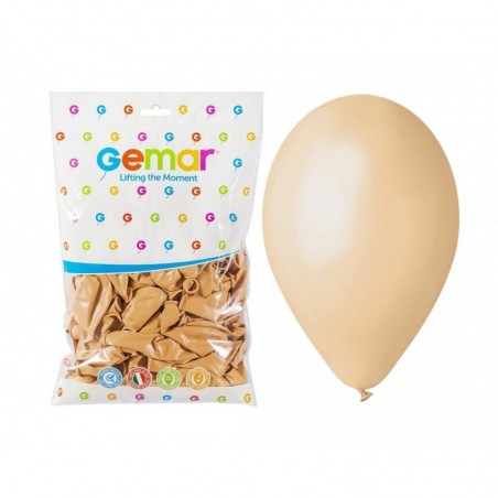 Balony Gemar 30 cm - 12" - pastelowe cieliste Blush G110/69 - 100 sztuk