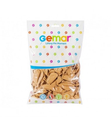Balony Gemar 30 cm - 12" - pastelowe cieliste Blush G110/69 - 100 sztuk
