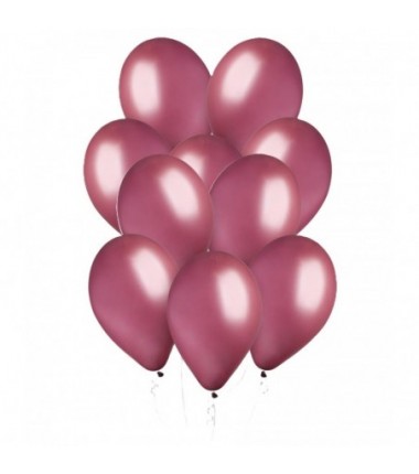 Balony Gemar 30 cm - 12" - pastelowe ciemnoczerwone Vino G110/101 101 (vino) - 10 sztuk