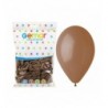 Balony Gemar 30 cm - 12" - pastelowe kawowe Mocha G110/076 - 100 sztuk