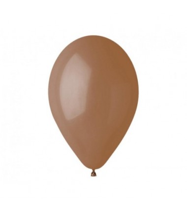 Balony Gemar 30 cm - 12" - pastelowe kawowe Mocha G110/076 - 100 sztuk