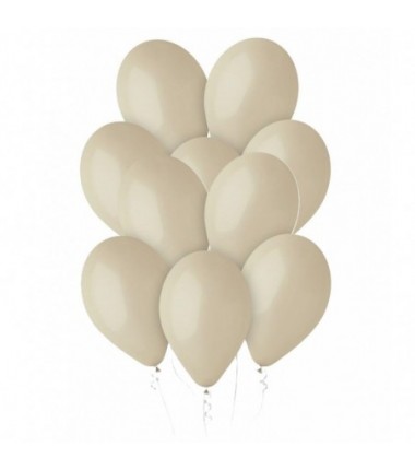 Balony Gemar 30 cm - 12" - pastelowe Latte G110/84 084 (Latte) - 10 sztuk