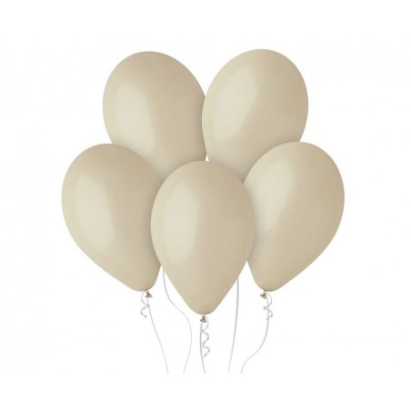 Balony Gemar 30 cm - 12" - pastelowe Latte G110/84 084 (Latte) - 10 sztuk