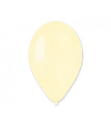 Balony Gemar 30 cm - 12" - pastelowe maślane Butter G110/103 - 100 sztuk
