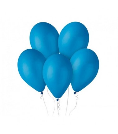 Balony Gemar 30 cm - 12" - pastelowe niebieskie Blue G110/10 - 100 sztuk
