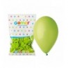 Balony Gemar 30 cm - 12" - pastelowe pistacjowe Light Green G110/011 - 100 sztuk