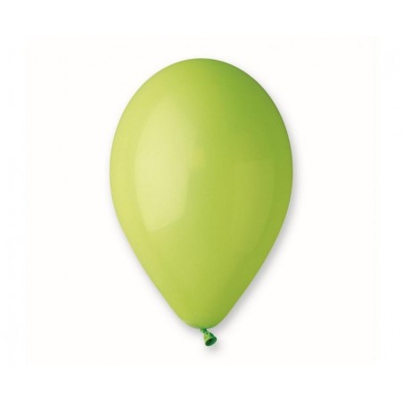 Balony Gemar 30 cm - 12" - pastelowe pistacjowe Light Green G110/011 - 100 sztuk