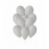 Balony Gemar 30 cm - 12" - pastelowe szare Grey G110/070 - 10 sztuk