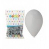 Balony Gemar 30 cm - 12" - pastelowe szare Grey G110/70 - 100 sztuk