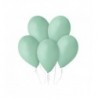 Balony Gemar 30 cm - 12" - pastelowe turkusowo-zielone (macaron) Aquamarine G110/050 - 100 sztuk