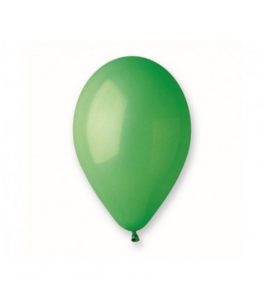 Balony Gemar 30 cm - 12" - pastelowe zielone Green G110/012 - 100 sztuk