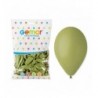 Balony Gemar 30 cm - 12" - pastelowe zielone oliwkowe Green Olive G110/98 - 100 sztuk