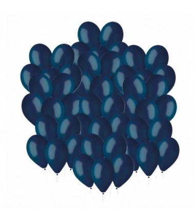 Balony Gemar 30 cm - 12" - pastelowy granatowy Navy 102 (navy) - 50 sztuk