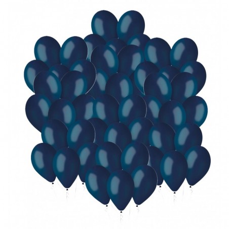 Balony Gemar 30 cm - 12" - pastelowy granatowy Navy 102 (navy) - 50 sztuk