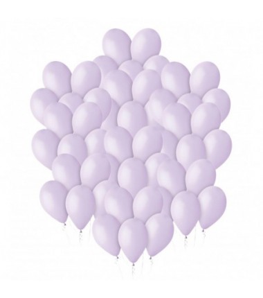 Balony Gemar 30 cm - 12" - pastelowy liliowy Lilac (macaron)  079 (Lilac) - 50 sztuk