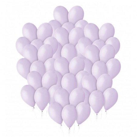 Balony Gemar 30 cm - 12" - pastelowy liliowy Lilac (macaron)  079 (Lilac) - 50 sztuk