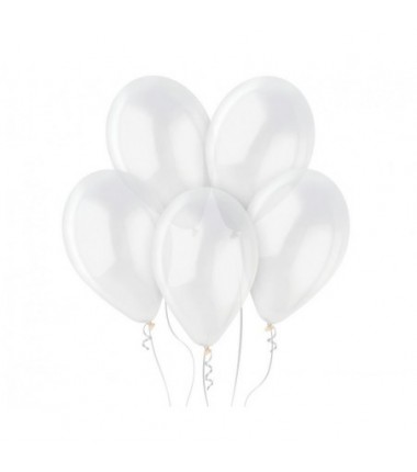 Balony Gemar 30 cm - 12" - przezroczyste, transparentne Crystal G110/000 - 100 sztuk