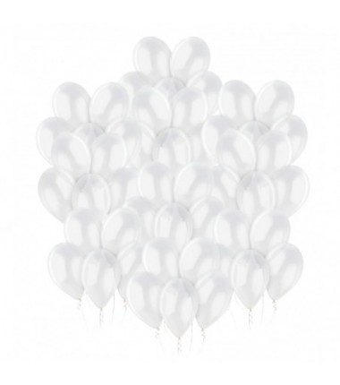 Balony Gemar 30 cm - 12" - przezroczyste, transparentne Crystal G110/000 - 50 sztuk