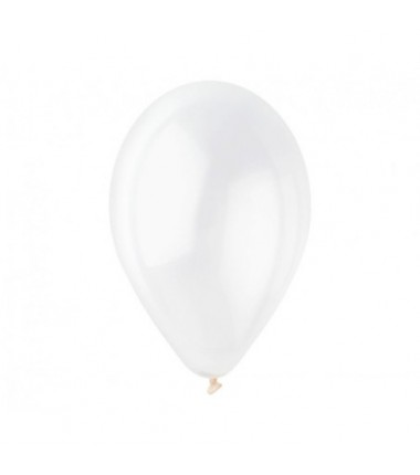 Balony Gemar 30 cm - 12" - przezroczyste, transparentne Crystal G110/000 - 50 sztuk