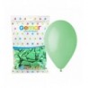 Balony Gemar 30 cm - 12" - zielone miętowe (macaron) Mint Green G110/077 - 100 sztuk