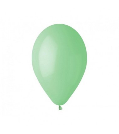 Balony Gemar 30 cm - 12" - zielone miętowe (macaron) Mint Green G110/077 - 100 sztuk