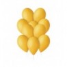 Balony Gemar 30 cm -12" - pastelowe ciemnożółte Yellow G110/003 - 10 sztuk