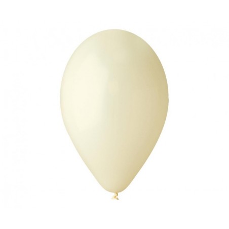 Balony Gemar 33 cm - 13" - pastelowa kość słoniowa Ivory G120/059 - 10 sztuk
